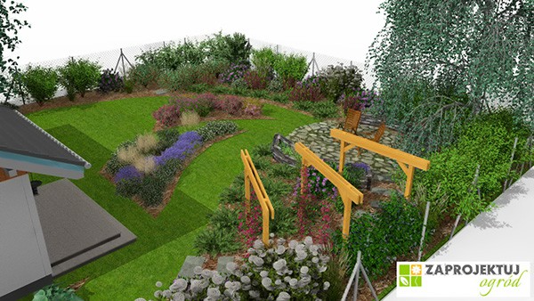 Projekt ogrodu - Zaprojektuj-Ogrod.pl Projekt domu Zosia - MGProjekt