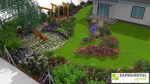 Projekt ogrodu - Zaprojektuj-Ogrod.pl Projekt domu Zosia - MGProjekt