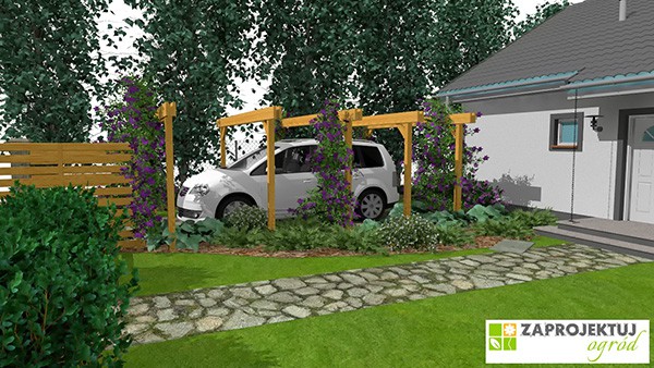 Projekt ogrodu - Zaprojektuj-Ogrod.pl Projekt domu Zosia - MGProjekt