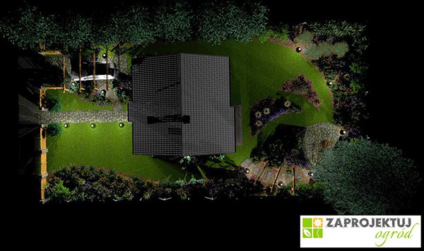 Projekt ogrodu - Zaprojektuj-Ogrod.pl Projekt domu Zosia - MGProjekt