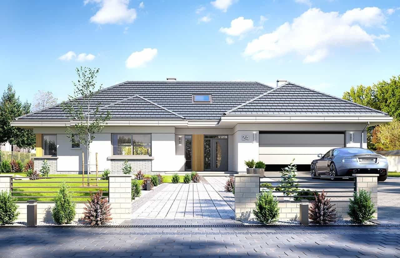 Projekt domu Willa Parterowa | BLOG BUDOWLANY Projekt domu Willa Parterowa