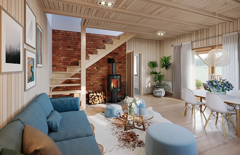 Projekt domu Przepiórka: wygodny dom dla 4 osób | BLOG BUDOWLANY