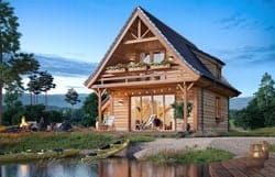 projekt_domu_chatka_2_drewniana Projekt domu Chatka 2 drewniana