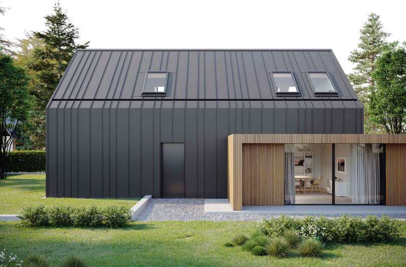 Rynna ukryta w dachu — nowoczesny detal, który odmienia wygląd domu | BLOG BUDOWLANY