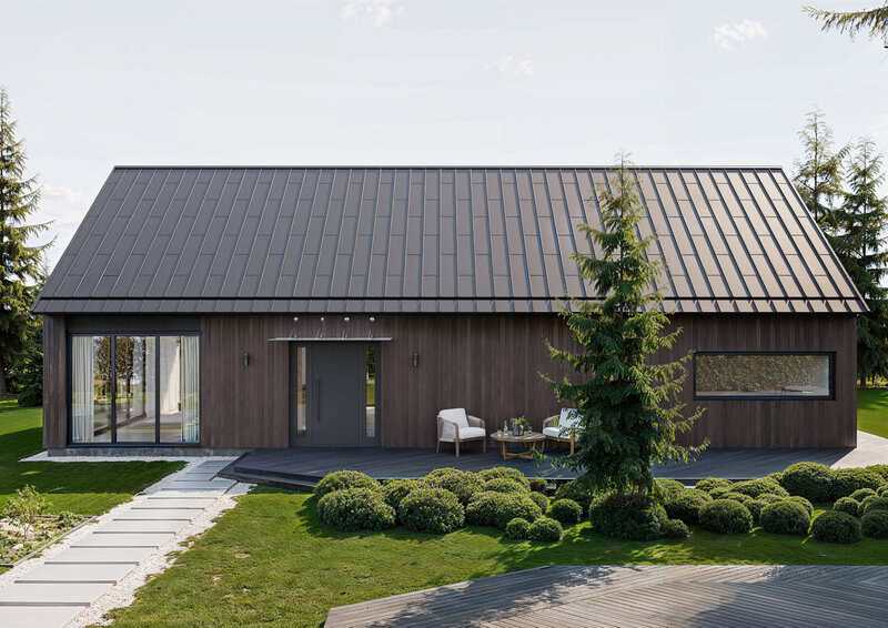 Rynna ukryta w dachu — nowoczesny detal, który odmienia wygląd domu | BLOG BUDOWLANY