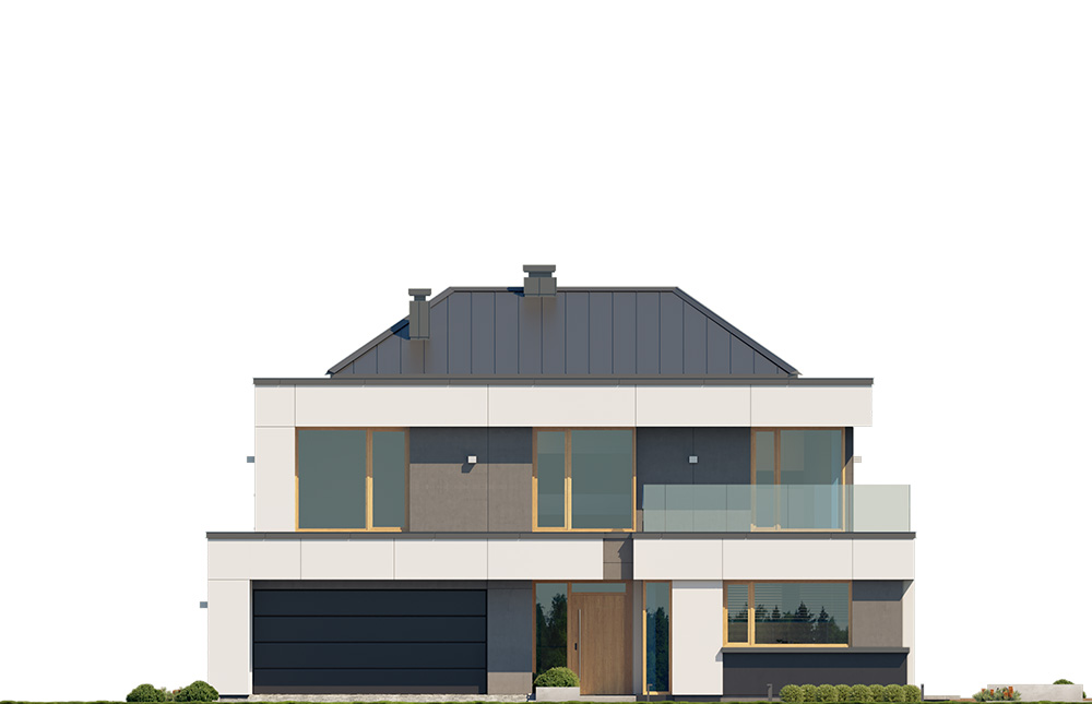 Projekt domu Willa floryda 8 - elewacja